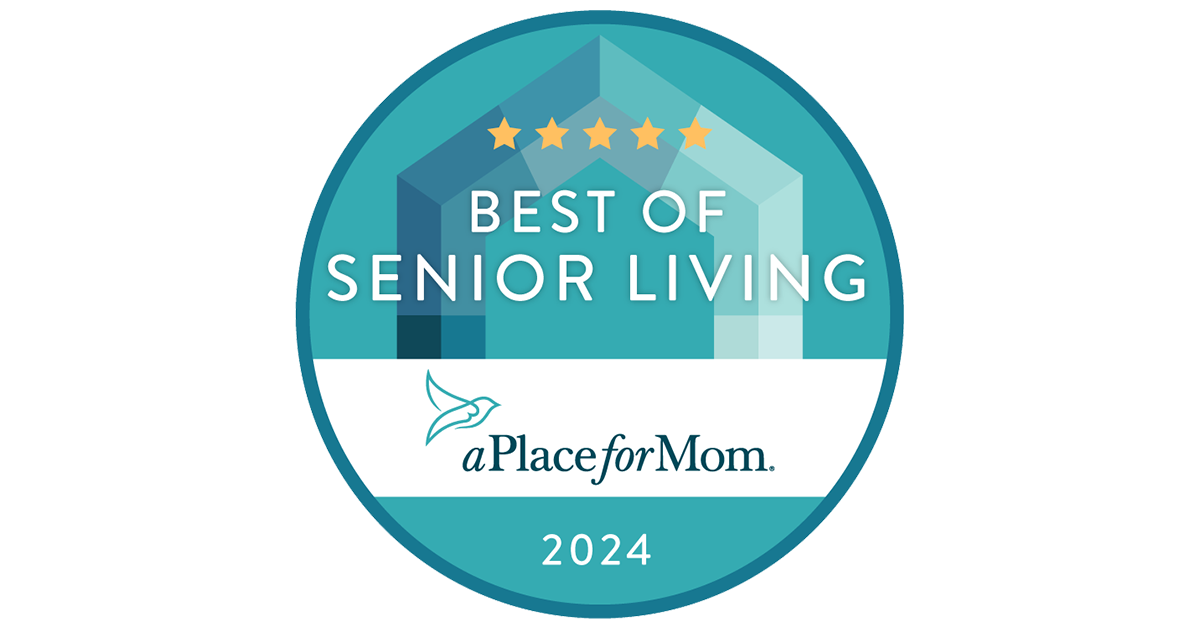 Best of Senior Living a Place for Mom award 2024