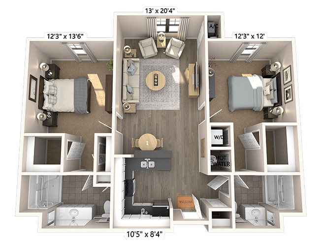 Durham B2 floor plan